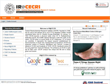 Tablet Screenshot of cecri.csircentral.net