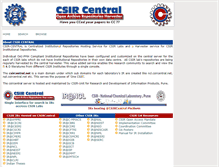 Tablet Screenshot of csircentral.net
